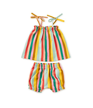 Tea Collection San Sebastian Stripe Tie Shoulder Set