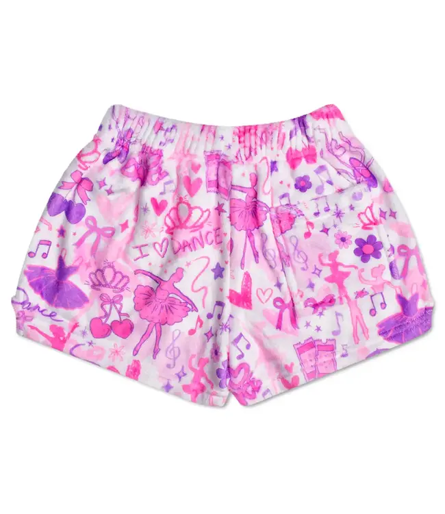 Iscream Corey Paige Love to Dance Plush Shorts