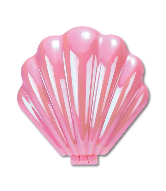 Iscream Mermaid Vibes Pop Up Shell Mirror & Hair Brush