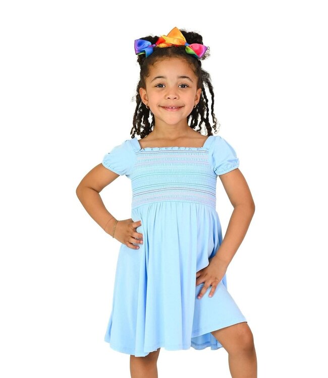 Lev Baby Jenna Smocked Bubble Twirl Dress