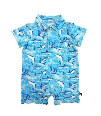 Lev Baby Justin Polo Romper