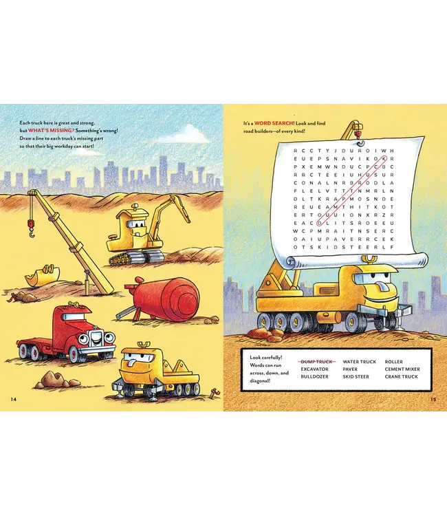 hachette book group Goodnight, Goodnight Construction Site Sticker Book