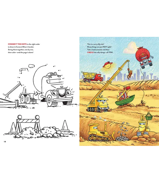 hachette book group Goodnight, Goodnight Construction Site Sticker Book