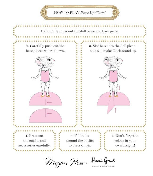 hachette book group Dress Up Claris!