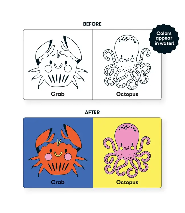 hachette book group Color The Ocean Magic Bath Book