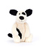 Jellycat Bashful Black/Cream Puppy Small