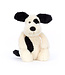 Jellycat Bashful Black/Cream Puppy Original Medium