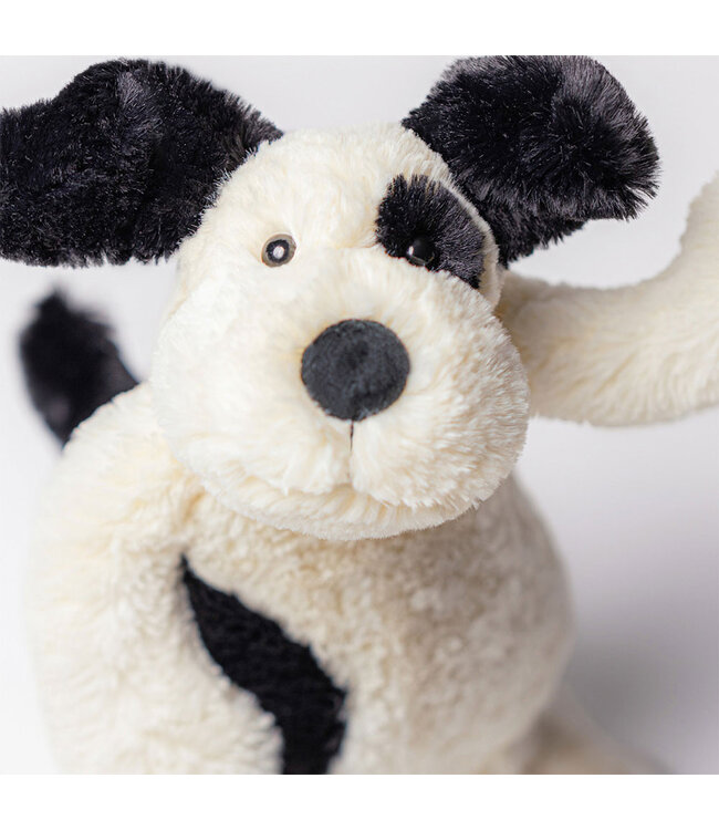 Jellycat Bashful Black/Cream Puppy Original Medium