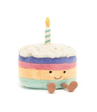 Jellycat Amuseables Rainbow Birthday Cake