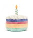 Jellycat Amuseables Rainbow Birthday Cake