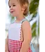 Richmond Red Gingham/White Sayre Sunsuit