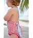 Richmond Red Gingham/White Sayre Sunsuit