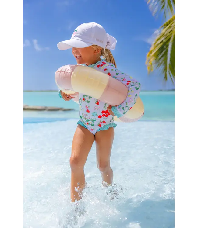 Beaufort Bonnet White/Strawberry Covington Hat