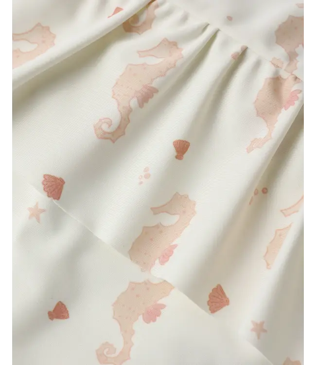 Rylee & Cru Ivory Tori Skirted Seahorse One Pc. Swimsuit