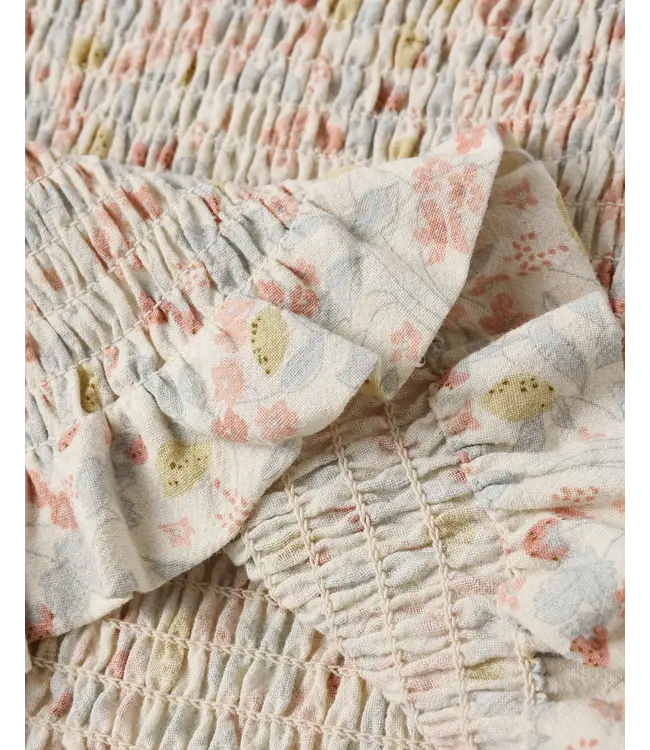 Rylee & Cru Ivory Summer Garden Zayla Top