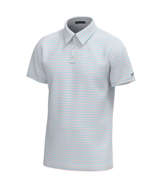 Southern Point Co. Youth Bayside Stripe Performance Polo