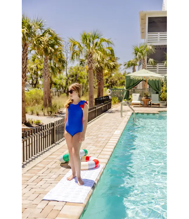 Beaufort Bonnet Rockefeller Royal/Red Brookhaven Bow Suit