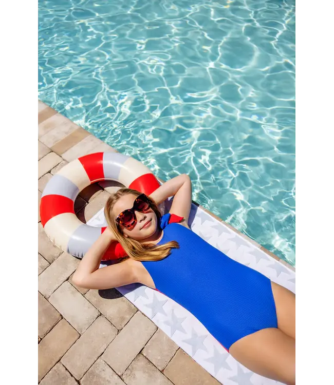 Beaufort Bonnet Rockefeller Royal/Red Brookhaven Bow Suit