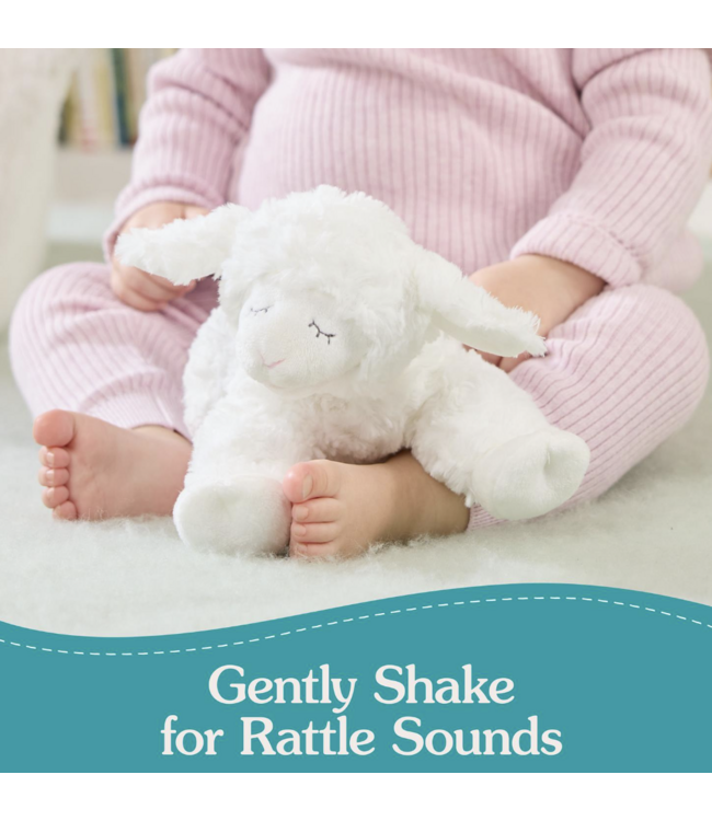 Gund Winky Lamb Plush Rattle