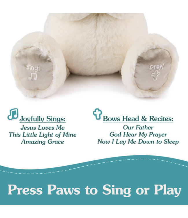 Gund Animated Goodnight Prayer Bear