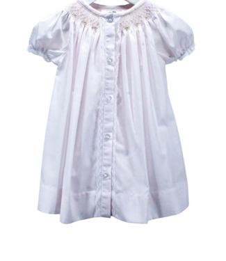 Baby Blessings Pink Geometric Flowers Sophia Dress