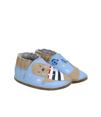 Robeez Light Blue Walrus Squad Soft Soles