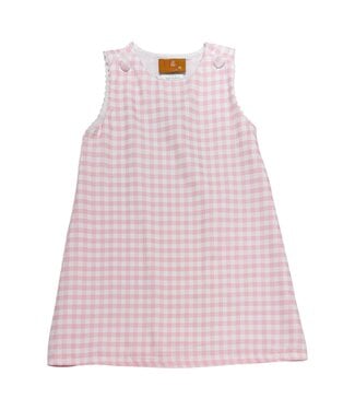 Millie Jay Pink Gingham Addison A-Line Dress