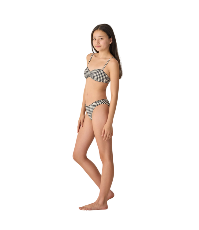 Black Gingham Cardiff Bikini Set
