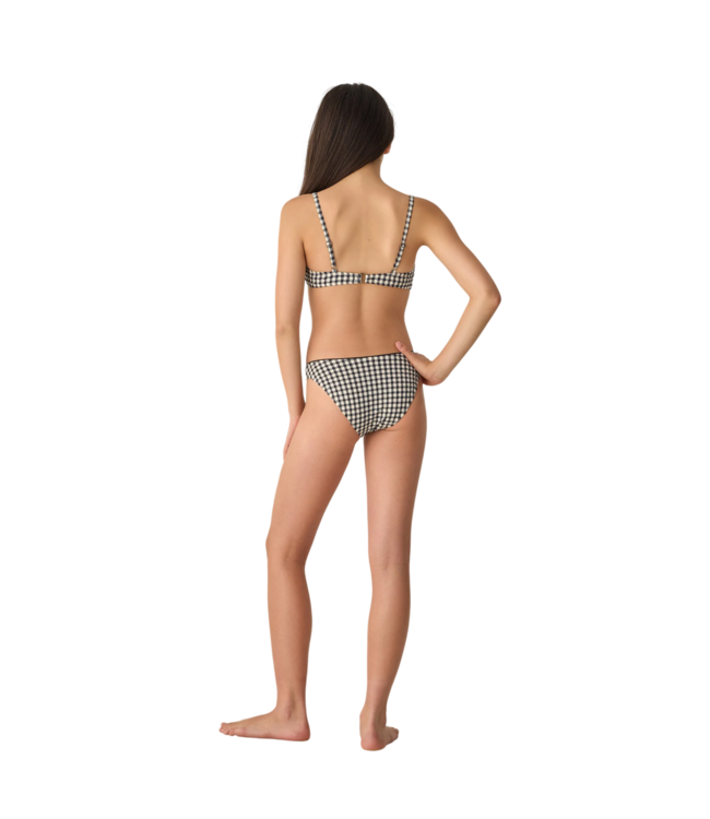 Black Gingham Cardiff Bikini Set