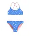 Feather 4 Arrow True Red Stars & Stripes Waverly Reversible Bikini