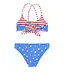 Feather 4 Arrow True Red Stars & Stripes Waverly Reversible Bikini