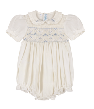 Feltman Brothers Ivory Heritage Bleu Romper