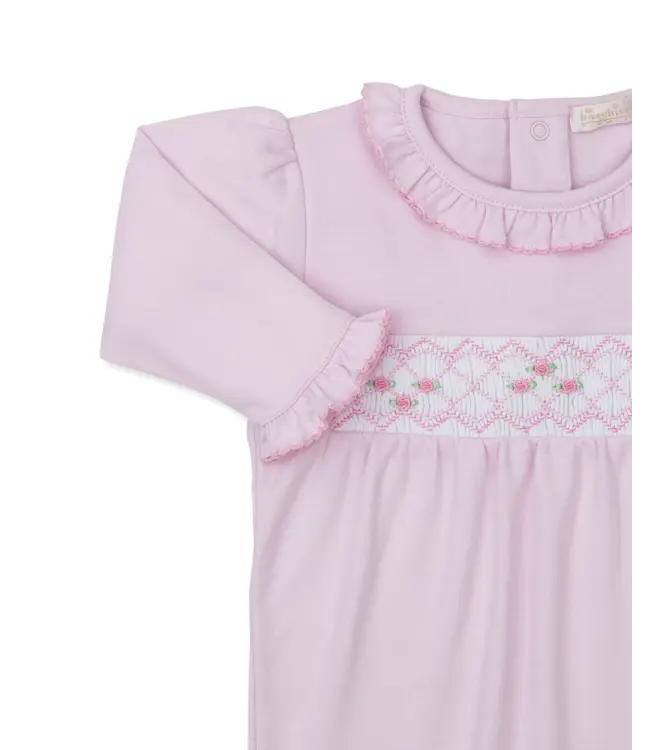 Pink CLB Summer Smocked Footie