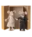 Wedding Mice Couple in Box, Mum and Dad