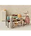 Party Cake & Cake Stand, Mouse - Off White