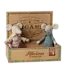 Grandma and Grandpa Mice in Cigarbox