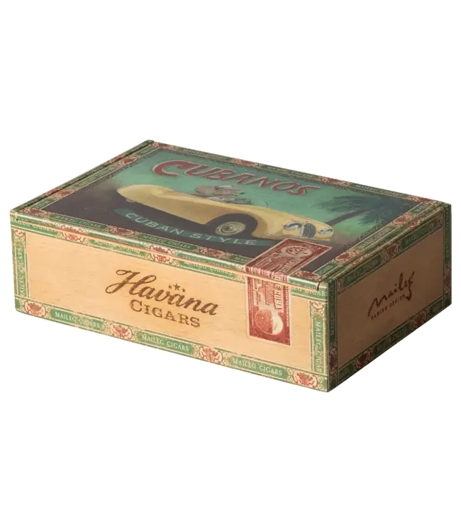 Grandma and Grandpa Mice in Cigarbox