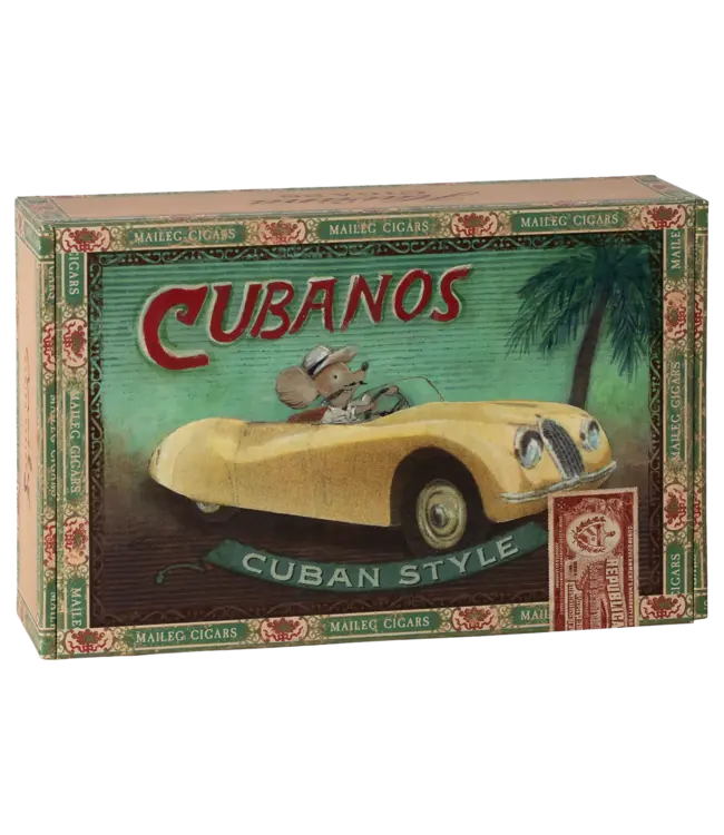 Grandma and Grandpa Mice in Cigarbox