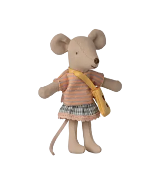 Maileg Little Sister Mouse with Bag
