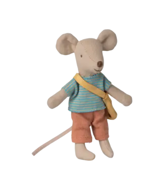 Maileg Little Brother Mouse with Bag
