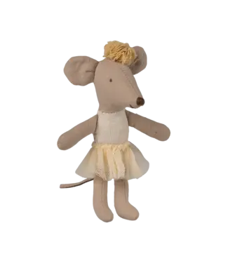 Maileg Ballerina Mouse, Little Sister - Off White
