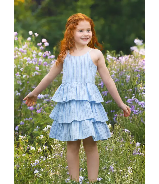Mabel and Honey Blue Up and Away Dress