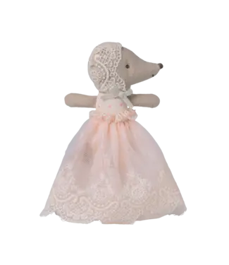 Maileg Baby Mouse in Gown - Powder