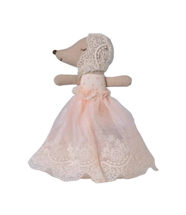 Baby Mouse in Gown - Powder
