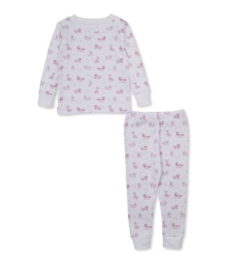 Kissy Kissy Pink Puppy Paws PJ Set