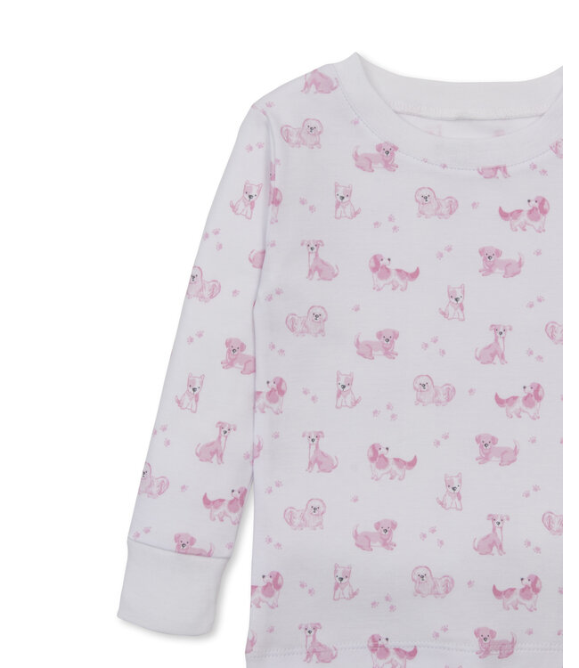 Pink Puppy Paws Pajama Set
