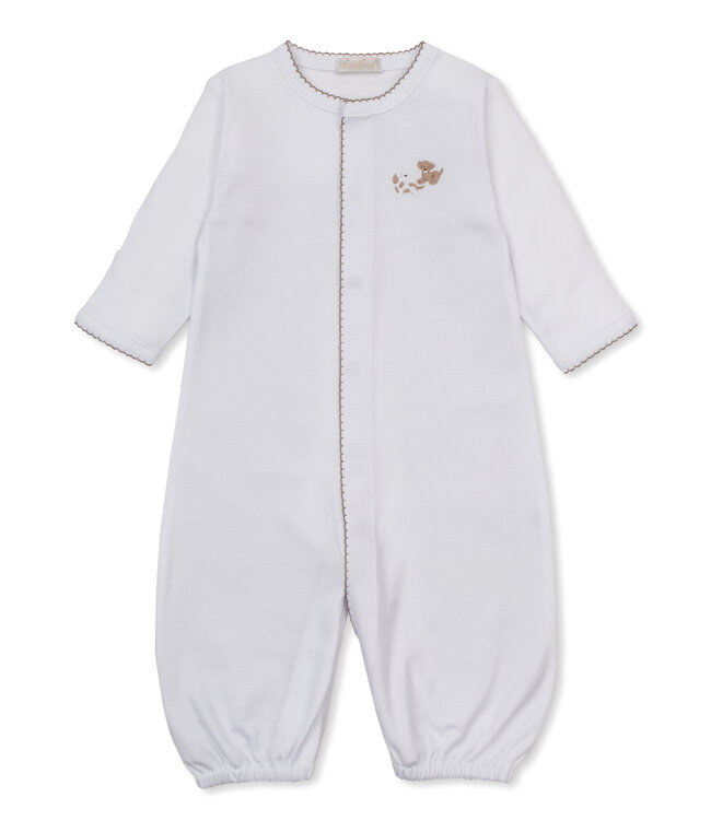 White/Brown Premier Puppy Paws Convertible Gown