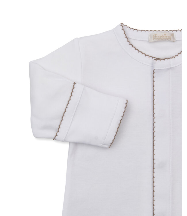 White/Brown Premier Puppy Paws Convertible Gown