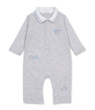 Kissy Kissy Dinosaur Territory Collared Playsuit