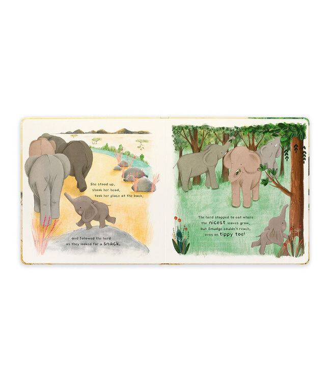 Jellycat Smudge the Littlest Elephant Book